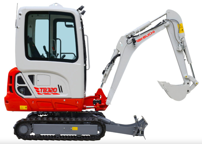 TAKEUCHI INTRODUCES NEW TB320 COMPACT EXCAVATOR